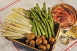 Spargelgericht, Spargelsaison, Stangenspargel, Spargel essen Spargelgericht, Spargelsaison, Stangenspargel, Spargel essen