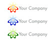 Atom Logo Design Icon