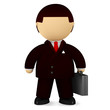 Self-confident  businessman