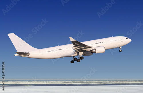 Photo: passenger plane passenger plane