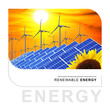 renewable energy - sun and wind