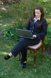 Woman with laptop Woman with laptop