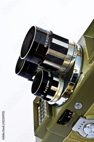 Photo: retro movie camera retro movie camera