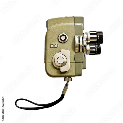 Photo: Isolated cine camera Isolated cine camera