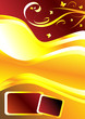 Abstract luxury background with wave