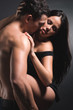 Passionate embrace