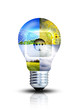 kreatives Design von erneuerbaren Energien