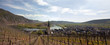 Panorama Moseltal bei Bremm mit Weinberg Calmont