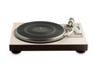 old turntable on white backgroundl old turntable on white backgroundl