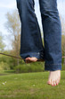 Foto: Füße auf Slackline Füße auf Slackline