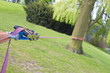 Foto: Slackilne mit Ratsche Slackilne mit Ratsche