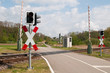 beschrankter Bahnübergang