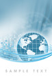 blue business background