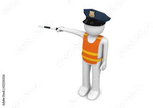 Illustration: Workers collection - Traffic controller Workers collection - Traffic controller
