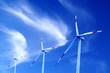 Winkrafträder beim starken Wind
