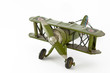 The green airplane