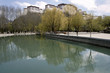 Park in front of Potala palace in Lhasa, Tibet