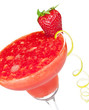 Frozen strawberry daiquiri alcohol cocktail