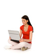 Young woman with laptop