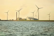 Photo: Windmills source of ecological energy Windmills source of ecological energy