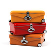 Suitcase isolated on a white background.