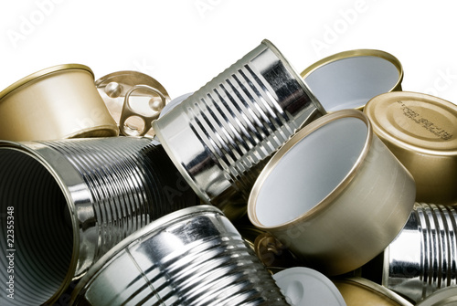 Photo: tin cans for recycling tin cans for recycling