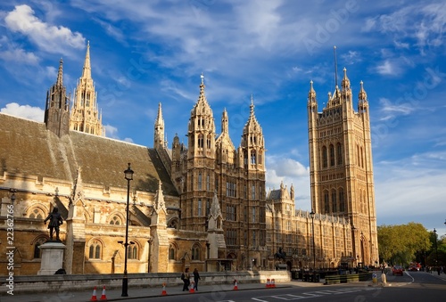 Photo: View on Houses of Parliament, London, UK View on Houses of Parliament, London, UK