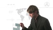 Stock animation representing the digital world