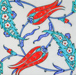 Turkish wall tile background