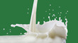 Slash of milk closeup Slash of milk closeup