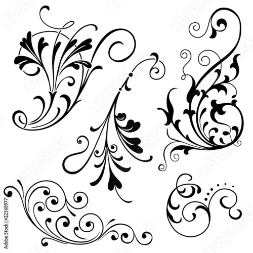 Floral Scroll Ornaments Add to cart