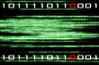 Matrix binary numbers background