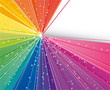 Abstract rainbow strips