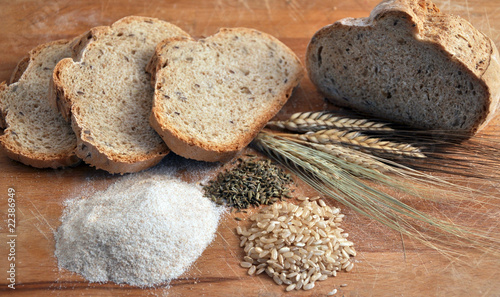 Foto: Pane integrale al riso integrale e anice Pane integrale al riso integrale e anice