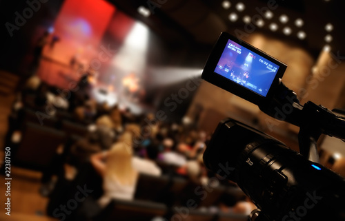 Photo: Video camera lcd display - professional HD production Video camera lcd display - professional HD production