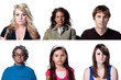 Six blank looks