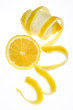 Lemon fruit isolated on white