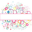 Banner with circles