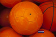 a orange soccerbal
