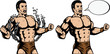 Strongman breaking chains