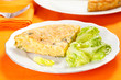 potato omelette with olive oil and green pepper potato omelette with olive oil and green pepper