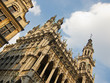 Detail eines historischen Gebäudes in Brüssel