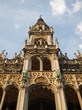 Detail eines historischen Gebäudes in Brüssel