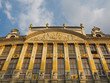 Detail eines historischen Gebäudes in Brüssel