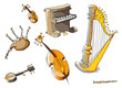 Instruments de musique séparés