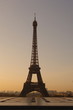 Paris Eiffel Tower at dawn