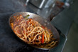 Pasta in the pan