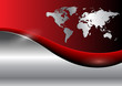 Business background with world map