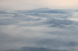 Luftaufnahme mit Wolken