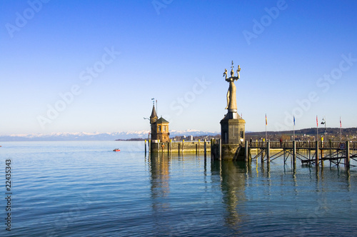 Photo: Hafen in Konstanz, Bodensee, Deutschland Hafen in Konstanz, Bodensee, Deutschland